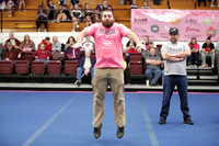 Dad's Toe Touch Competition