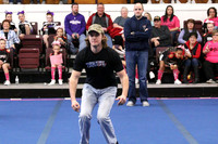 Dad's Toe Touch Competition